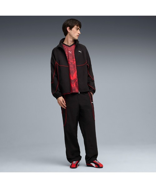 PUMA（プーマ）の「PUMA プーマ ユニセックス プーマテック-X AOP リラックスド フットボール 半（Tシャツ/カットソー・メンズ・ブラック/レッド系その他2/ブルー系その他2・LARGE/MEDIUM/XX-LARGE/X-LARGE/SMALL）」の4枚目の写真