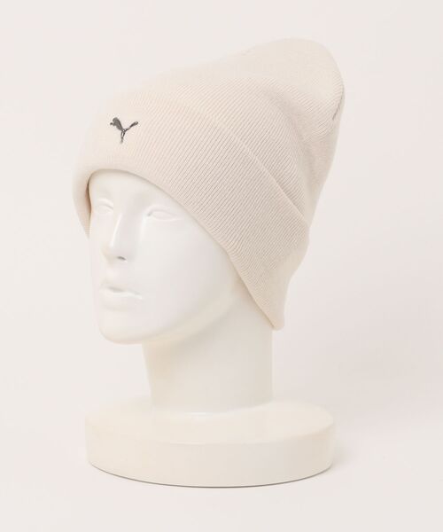 PUMA（プーマ）の「《PUMA》ﾒﾀﾙｷｬｯﾄ ﾊｲｸﾗｳﾝ ﾋﾞｰﾆｰ（ニットキャップ/ビーニー・メンズ・ピンク/ダークグレー/ネイビー/ホワイト系その他/ブラック・フリー）」の2枚目の写真
