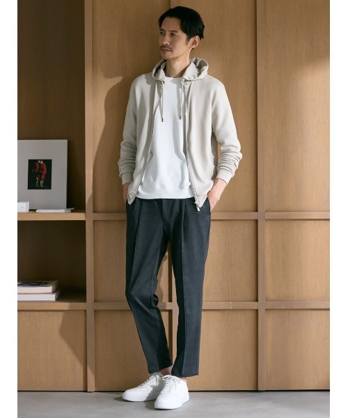 EC LIMITED】グレンチェックジャージスーツ（セットアップ）｜AOURE