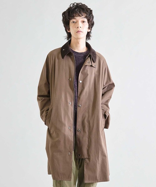 2WAY ピーチスキンステンカラーコート（ダウンジャケット/コート