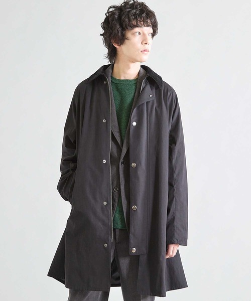2WAY ピーチスキンステンカラーコート（ダウンジャケット/コート