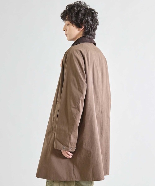 UNION STATION（ユニオンステーション）の「2WAY ピーチスキンステンカラーコート（ダウンジャケット/コート・メンズ・ブラック/ブラウン・M/L）」の17枚目の写真