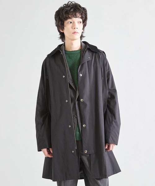 UNION STATION（ユニオンステーション）の「2WAY ピーチスキンステンカラーコート（ダウンジャケット/コート・メンズ・ブラック/ブラウン・M/L）」の8枚目の写真