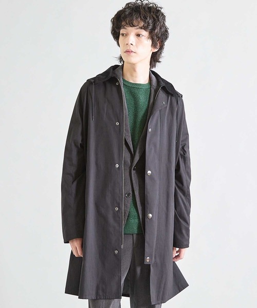 UNION STATION（ユニオンステーション）の「2WAY ピーチスキンステンカラーコート（ダウンジャケット/コート・メンズ・ブラック/ブラウン・M/L）」の10枚目の写真