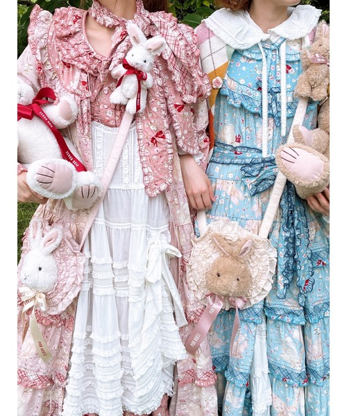 ピンクハウス ベビーピンクハウス ぬいぐるみコサージュ4個set うさぎぬいぐるみコサージュ（ブローチ/コサージュ）｜PINK HOUSE