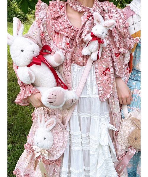 うさぎぬいぐるみコサージュ（ブローチ/コサージュ）｜PINK HOUSE