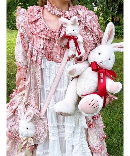 うさぎぬいぐるみコサージュ（ブローチ/コサージュ）｜PINK HOUSE