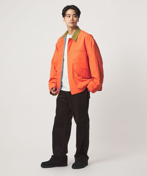 green label relaxing（グリーンレーベルリラクシング）の「【WEB限定】＜GLR or＞ビッグ フラップ カバーオール ジャケット（カバーオール・メンズ・オレンジ・S/L/M）」の2枚目の写真