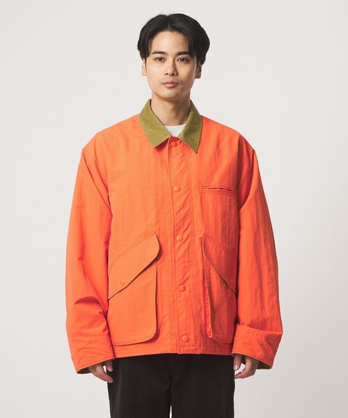 green label relaxing（グリーンレーベルリラクシング）の「【WEB限定】＜GLR or＞ビッグ フラップ カバーオール ジャケット（カバーオール・メンズ・オレンジ・S/L/M）」の4枚目の写真