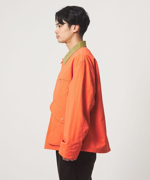green label relaxing（グリーンレーベルリラクシング）の「【WEB限定】＜GLR or＞ビッグ フラップ カバーオール ジャケット（カバーオール・メンズ・オレンジ・S/L/M）」の5枚目の写真