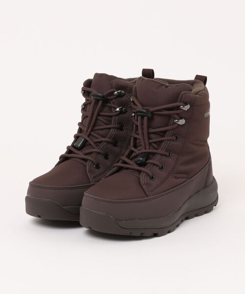 WILD THINGS（ワイルドシングス）の「WILD THINGS ワイルドシングス レディース ウィンターブーツ【防水/滑りにくい/ガラス繊維配合ソール/熱反射保温/幅広3E】防寒 250001（ブーツ・レディース・ブラック×ブラック/ブラウン・23.0cm/25.0cm/24.0cm）」の2枚目の写真