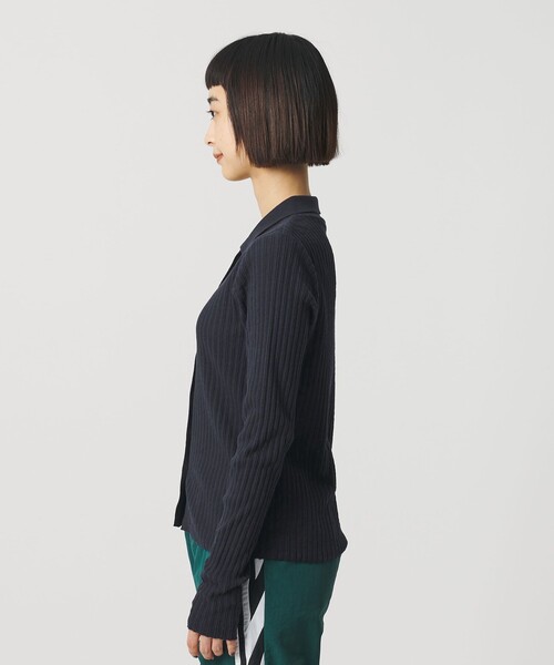 BEAUTY&YOUTH UNITED ARROWS（ビューティーアンドユースユナイテッドアローズ）の「コットン タックリブ カーディガン（カーディガン/ボレロ・レディース・ワイン/ネイビー/その他1・FREE）」の14枚目の写真