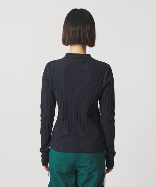 BEAUTY&YOUTH UNITED ARROWS（ビューティーアンドユースユナイテッドアローズ）の「コットン タックリブ カーディガン（カーディガン/ボレロ・レディース・ワイン/ネイビー/その他1・FREE）」の15枚目の写真