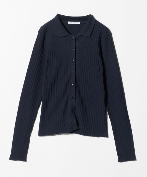 BEAUTY&YOUTH UNITED ARROWS（ビューティーアンドユースユナイテッドアローズ）の「コットン タックリブ カーディガン（カーディガン/ボレロ・レディース・ワイン/ネイビー/その他1・FREE）」の16枚目の写真