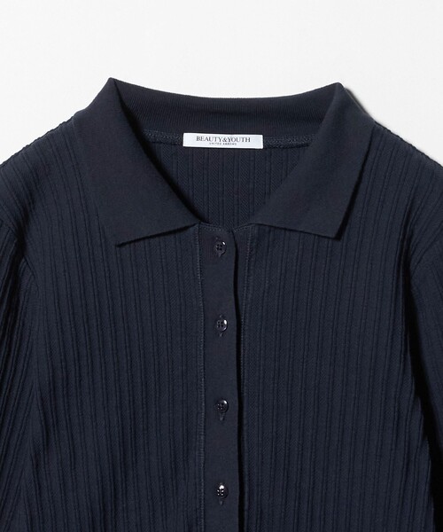 BEAUTY&YOUTH UNITED ARROWS（ビューティーアンドユースユナイテッドアローズ）の「コットン タックリブ カーディガン（カーディガン/ボレロ・レディース・ワイン/ネイビー/その他1・FREE）」の18枚目の写真