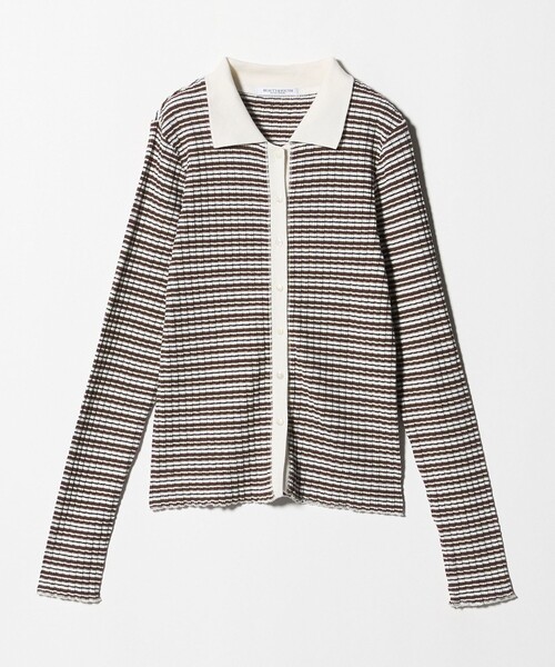 BEAUTY&YOUTH UNITED ARROWS（ビューティーアンドユースユナイテッドアローズ）の「コットン タックリブ カーディガン（カーディガン/ボレロ・レディース・ワイン/ネイビー/その他1・FREE）」の21枚目の写真