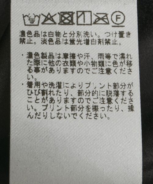 YECCA VECCA(イェッカヴェッカ)の「ボタニカル柄フロッキープリントワンピース(ワンピース・レディース・ベージュ/チャコールグレー・FREE)」の12枚目の写真