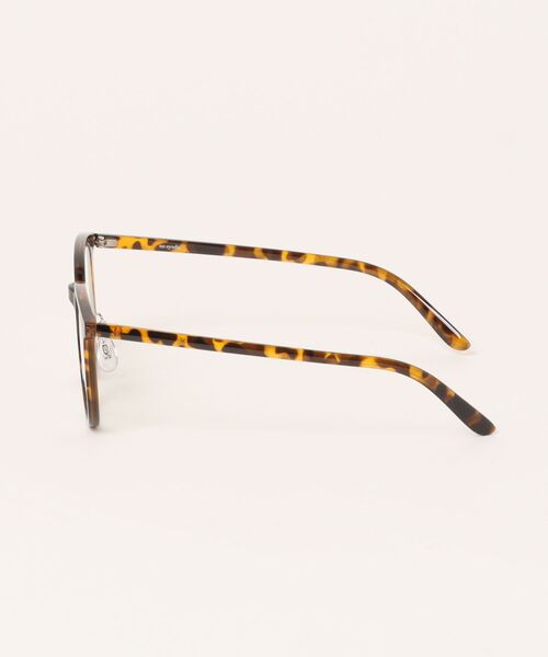 NOEYEDIA（ノーアイディア）の「【NOEYEDIA】クリアレンズ ウェリントン メガネ NE-457（メガネ・レディース・ブラック/ブラウン・FREE）」の8枚目の写真