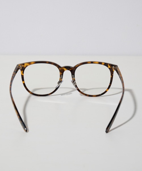 NOEYEDIA（ノーアイディア）の「【NOEYEDIA】クリアレンズ ウェリントン メガネ NE-457（メガネ・レディース・ブラック/ブラウン・FREE）」の6枚目の写真