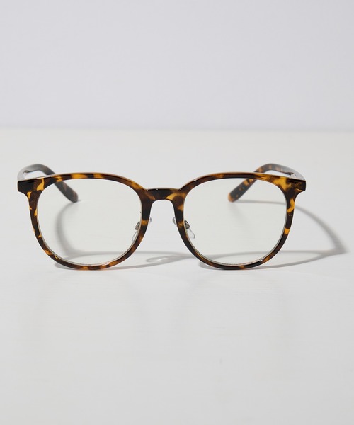 NOEYEDIA（ノーアイディア）の「【NOEYEDIA】クリアレンズ ウェリントン メガネ NE-457（メガネ・レディース・ブラック/ブラウン・FREE）」の3枚目の写真