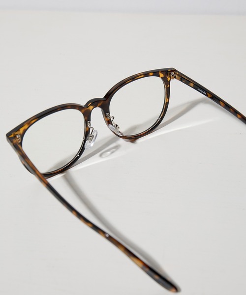 NOEYEDIA（ノーアイディア）の「【NOEYEDIA】クリアレンズ ウェリントン メガネ NE-457（メガネ・レディース・ブラック/ブラウン・FREE）」の7枚目の写真