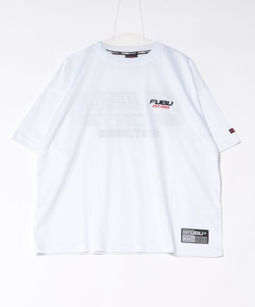 FUBU( フブ)の「【FUBU/フブ】Mesh T-Shirts(Tシャツ/カットソー・メンズ・ホワイト/ブラック・L/M/XXL/XL)」の1枚目の写真