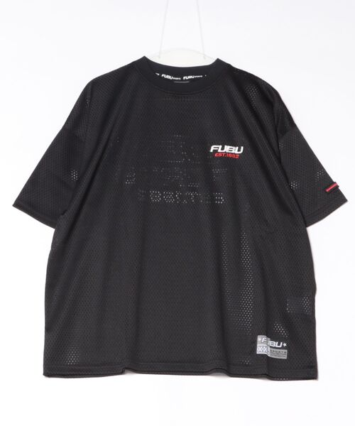 FUBU( フブ)の「【FUBU/フブ】Mesh T-Shirts(Tシャツ/カットソー・メンズ・ホワイト/ブラック・L/M/XXL/XL)」の2枚目の写真