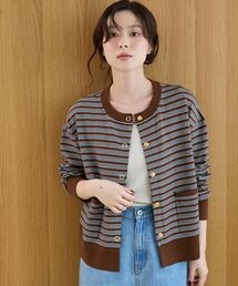 le.coeur blanc | リングボタンクルーカーディガン(カーディガン/ボレロ)