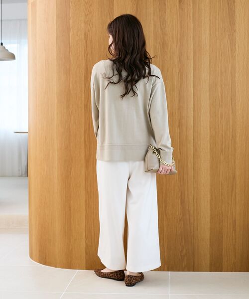 le.coeur blanc（ルクールブラン）の「リングボタンクルーカーディガン（カーディガン/ボレロ・レディース・ブラウン系その他2/ブラック系その他/ダークグリーン/ボルドー/ベージュ・38）」の19枚目の写真