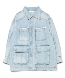 Max J（マックスジェイ）の「ウォッシュド ボリューム デニム（デニムジャケット）」
