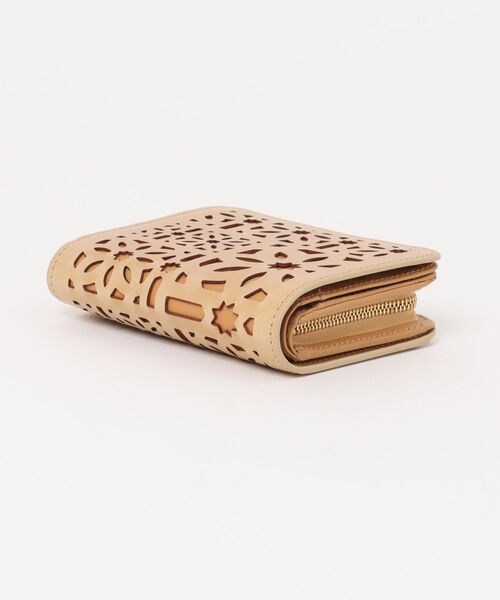 新品　genten 二つ折財布　ピーチベージュ ピア 二つ折りBOX財布｜商品一覧 | 革財布、バッグのgenten(ゲンテン