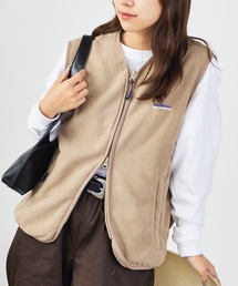 THOUSAND MILE（サウザンドマイル）の「THOUSAND MILE/サウザンドマイル KNIT FREECE  ZIP VEST ダブルジップ ニットベスト（ベスト）」