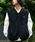 THOUSAND MILE�i�T�E�U���h�}�C���j�́uTHOUSAND MILE/�T�E�U���h�}�C�� KNIT FREECE  ZIP VEST �_�u���W�b�v �j�b�g�x�X�g�i�x�X�g�j�v�b�u���b�N