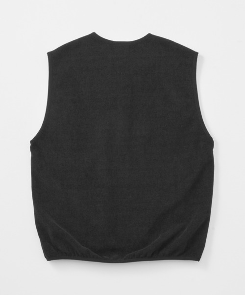 THOUSAND MILE(サウザンドマイル)の「THOUSAND MILE/サウザンドマイル KNIT FREECE ZIP VEST ダブルジップ ニットベスト(ベスト・メンズ・サンドベージュ/チャコール/ブラック・XS/L/M/XL)」の5枚目の写真