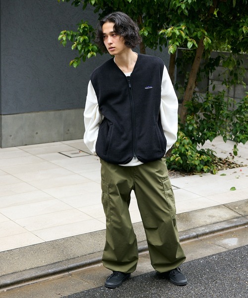 THOUSAND MILE(サウザンドマイル)の「THOUSAND MILE/サウザンドマイル KNIT FREECE ZIP VEST ダブルジップ ニットベスト(ベスト・メンズ・サンドベージュ/チャコール/ブラック・XS/L/M/XL)」の18枚目の写真