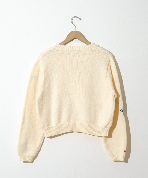 flower(フラワー)の「ファニーグラフィティニット(カーディガン/ボレロ・レディース・グレー・FREE)」の18枚目の写真