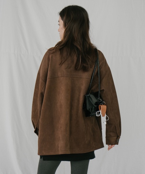 スエードライクオーバージャケット（その他アウター）｜duei（デュイ