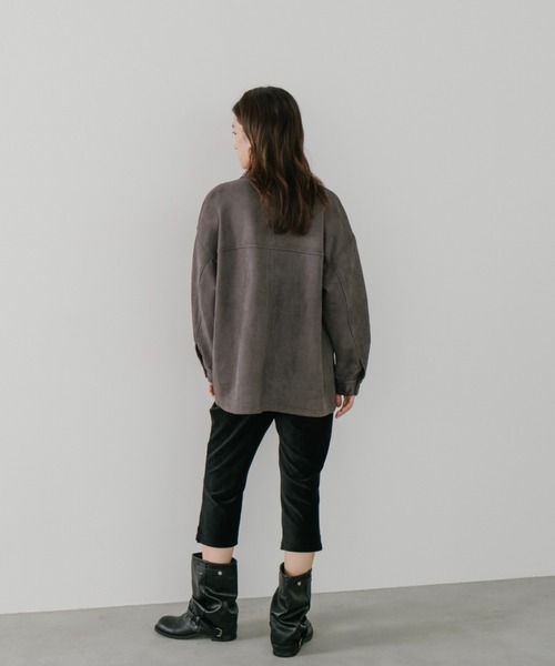 スエードライクオーバージャケット（その他アウター）｜duei（デュイ