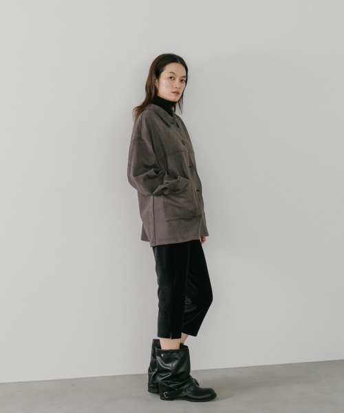 スエードライクオーバージャケット（その他アウター）｜duei（デュイ