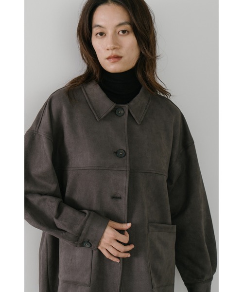 スエードライクオーバージャケット（その他アウター）｜duei（デュイ