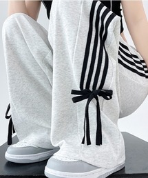 NoBelle（ノベル）の「サイドラインリボンスウェットパンツ（スウェットパンツ）」