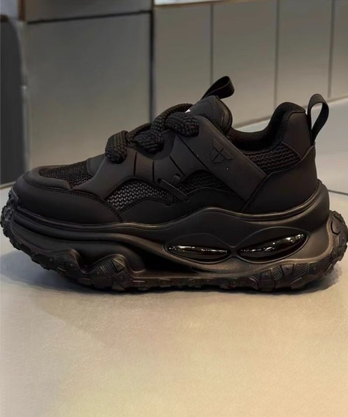 WESTBOY(ウエストボーイ)の「厚底 メッシュスニーカー WO25W3SH03【WB ORIGINALS】【2025AW】(スニーカー・メンズ・ホワイト/ブラック・44/43/42/41)」の3枚目の写真