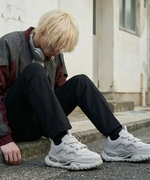 WESTBOY(ウエストボーイ)の「厚底 メッシュスニーカー WO25W3SH03【WB ORIGINALS】【2025AW】(スニーカー・メンズ・ホワイト/ブラック・44/43/42/41)」の7枚目の写真