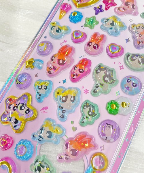 nini toys/ニニトイズ】≪パワーパフガールズ≫うるちゅるポップシール