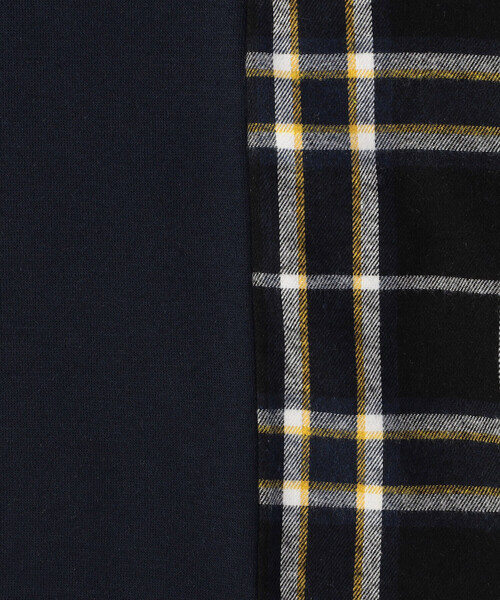 COMME CA ISM（コムサイズム）の「チェック 切り替え トレーナー（スウェット・キッズ・ベージュ系/ネイビー系・100cm/110cm/120cm/130cm/140cm/150cm）」の11枚目の写真