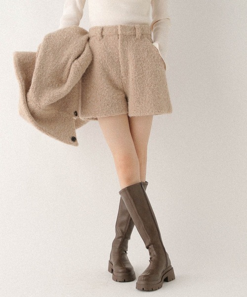 Heather(ヘザー)の「ボアシャギータイトショートパンツ 611462(その他パンツ・レディース・グレー/ベージュ・FREE)」の10枚目の写真