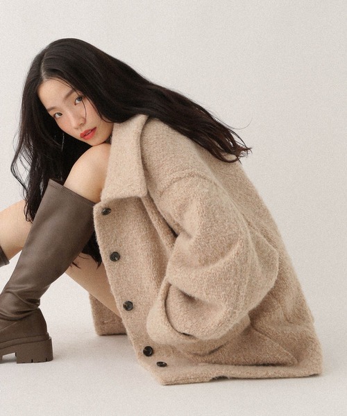 Heather(ヘザー)の「ボアシャギータイトショートパンツ 611462(その他パンツ・レディース・グレー/ベージュ・FREE)」の11枚目の写真