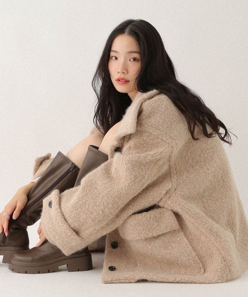 Heather(ヘザー)の「ボアシャギータイトショートパンツ 611462(その他パンツ・レディース・グレー/ベージュ・FREE)」の12枚目の写真