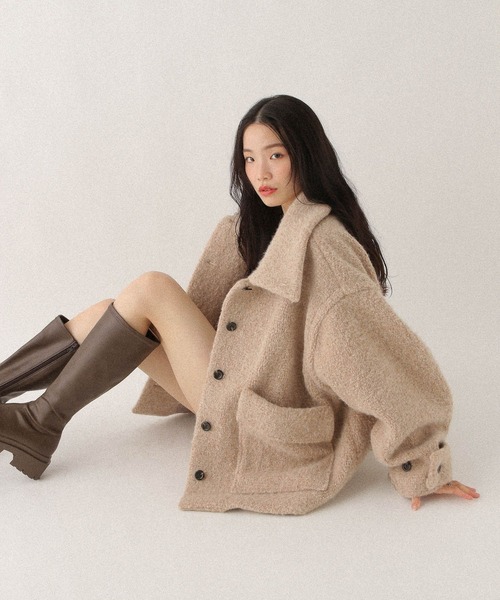 Heather(ヘザー)の「ボアシャギータイトショートパンツ 611462(その他パンツ・レディース・グレー/ベージュ・FREE)」の14枚目の写真