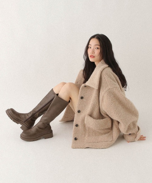 Heather(ヘザー)の「ボアシャギータイトショートパンツ 611462(その他パンツ・レディース・グレー/ベージュ・FREE)」の15枚目の写真